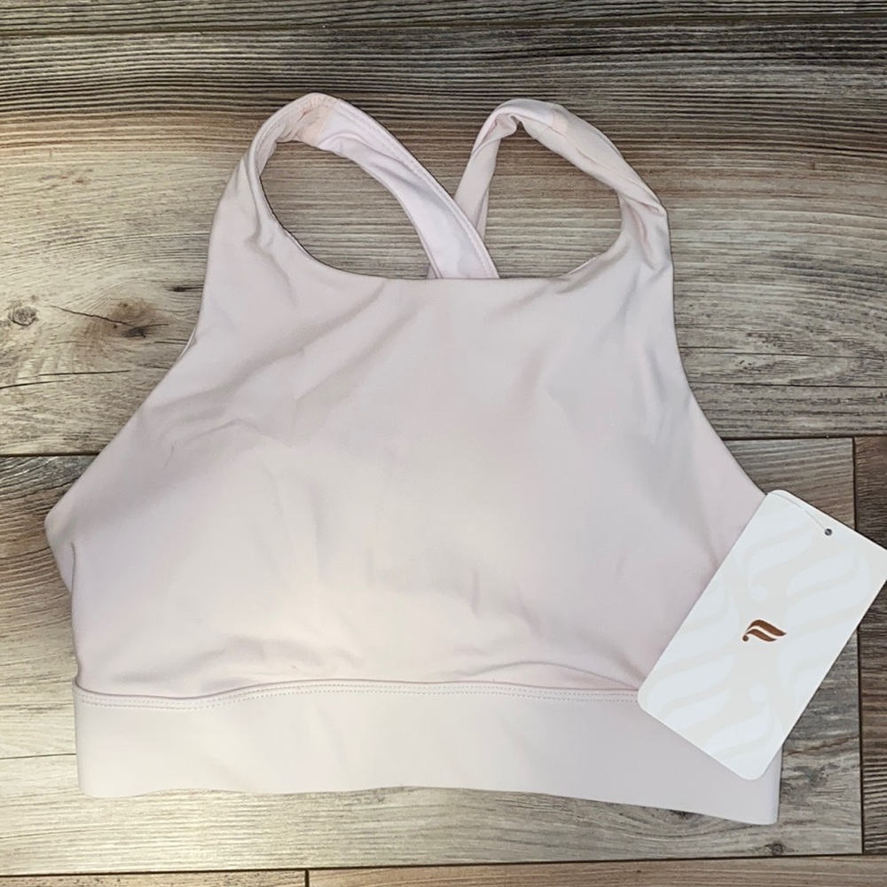 Fabletics Pale Pink Sports Bra Top